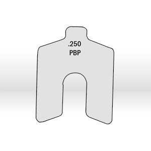 PRECISION BRAND Precision Brand 42670 Slotted Shim 0.250x6x6 in Stainless