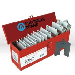 PRECISION BRAND Precision Brand 42910 Slotted Shim 3x3 in Stainless 260 Pc