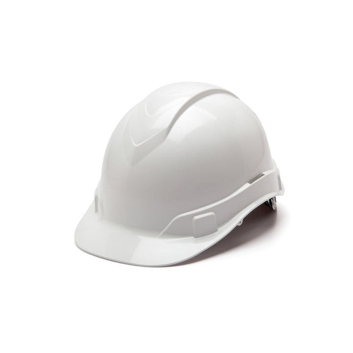 PYRAMEX Pyramex HP44110V White Hard Hat Abs Vented Ratchet