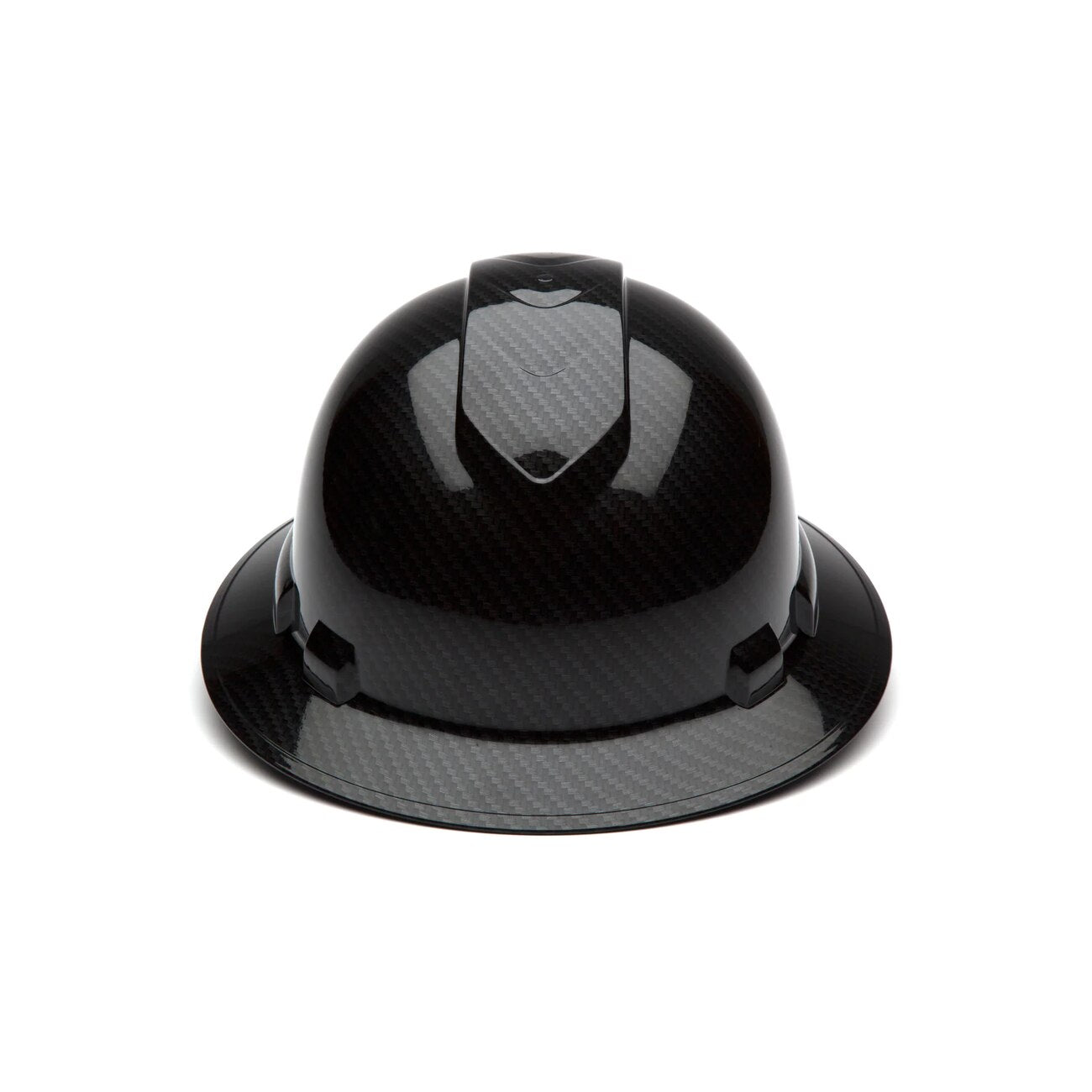PYRAMEX Pyramex HP54117S Ridgeline Full Brim Hard Hat Shiny Black