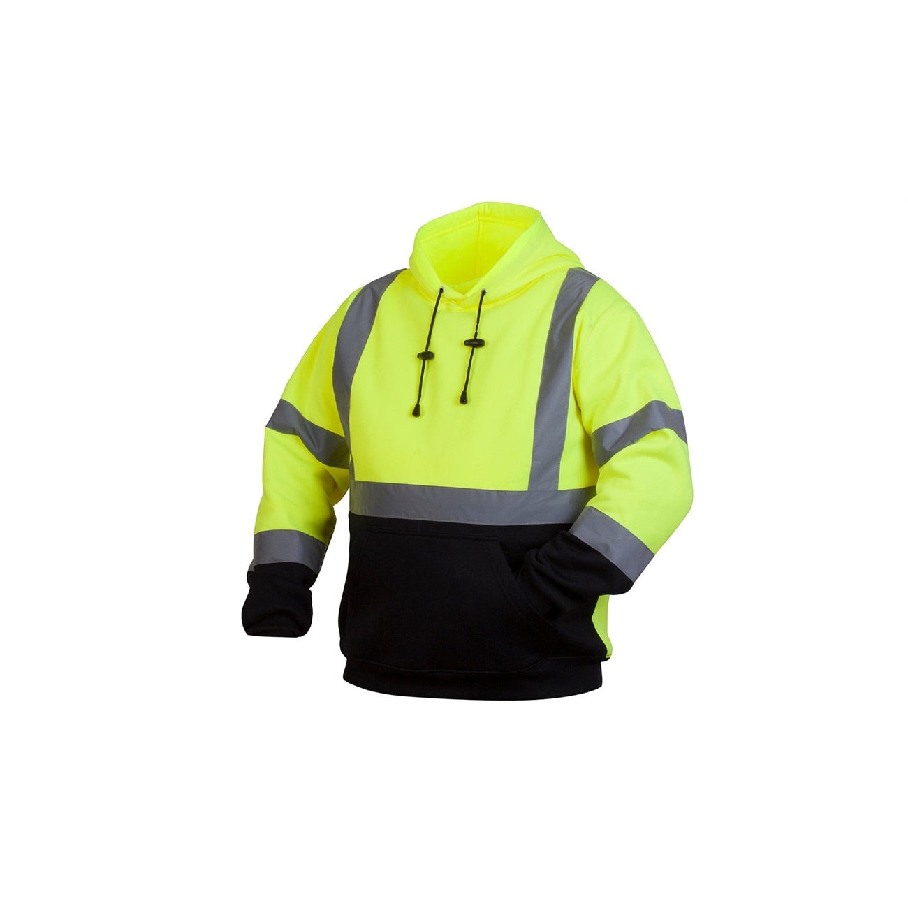 PYRAMEX Pyramex RSSH3210M Hi-vis Lime Pullover Hoodie Medium