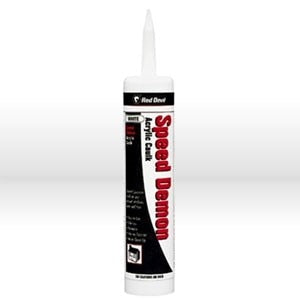 RED DEVIL Red Devil 0736 Speed Demon Acrylic Caulk 10.1 Oz White