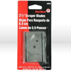 RED DEVIL Red Devil 3063 Replacement Scraper Blade 2.5 in Double Edge