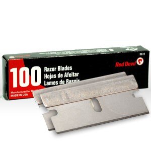 RED DEVIL Red Devil 3272 Single Edge Utility Knife Scraper Blades
