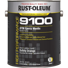 RUST-OLEUM Rust-oleum 204005 Dtm Epoxy Mastic 1 Gallon Safety Orange