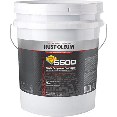 RUST-OLEUM Rust-oleum 251283 Acrylic Floor Sealer 5 Gallon Clear