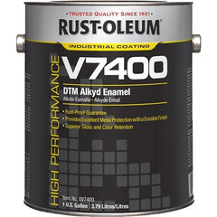 RUST-OLEUM Rust-oleum 245533 Dtm Alkyd Enamel Paint 1 Gallon White Flat