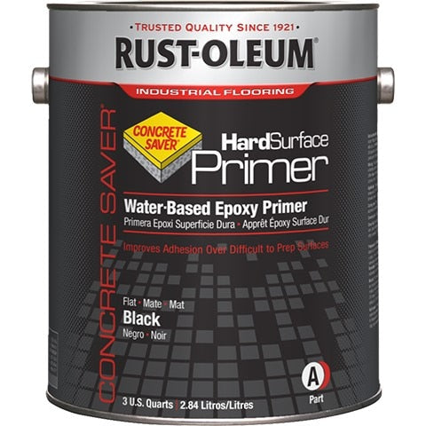 RUST-OLEUM Rust-oleum 353861 Epoxy Floor Primer 1 Gallon Kit Black