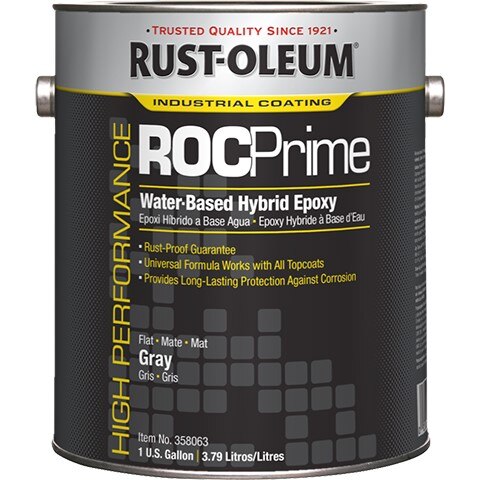 RUST-OLEUM Rust-oleum 358063 Roc Prime Epoxy Hybrid Primer 1 Gal Gray