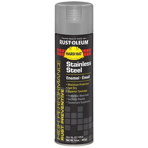 RUST-OLEUM Rust-oleum V2119838 V2100 Spray Paint 15 Oz Stainless Steel