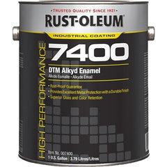 RUST-OLEUM Rust-oleum 977402 Dtm Alkyd Enamel Paint 1 Gallon Brown Gloss