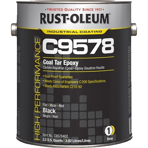 RUST-OLEUM Rust-oleum C9578402 Coal Tar Epoxy Coating Base 1 Gallon