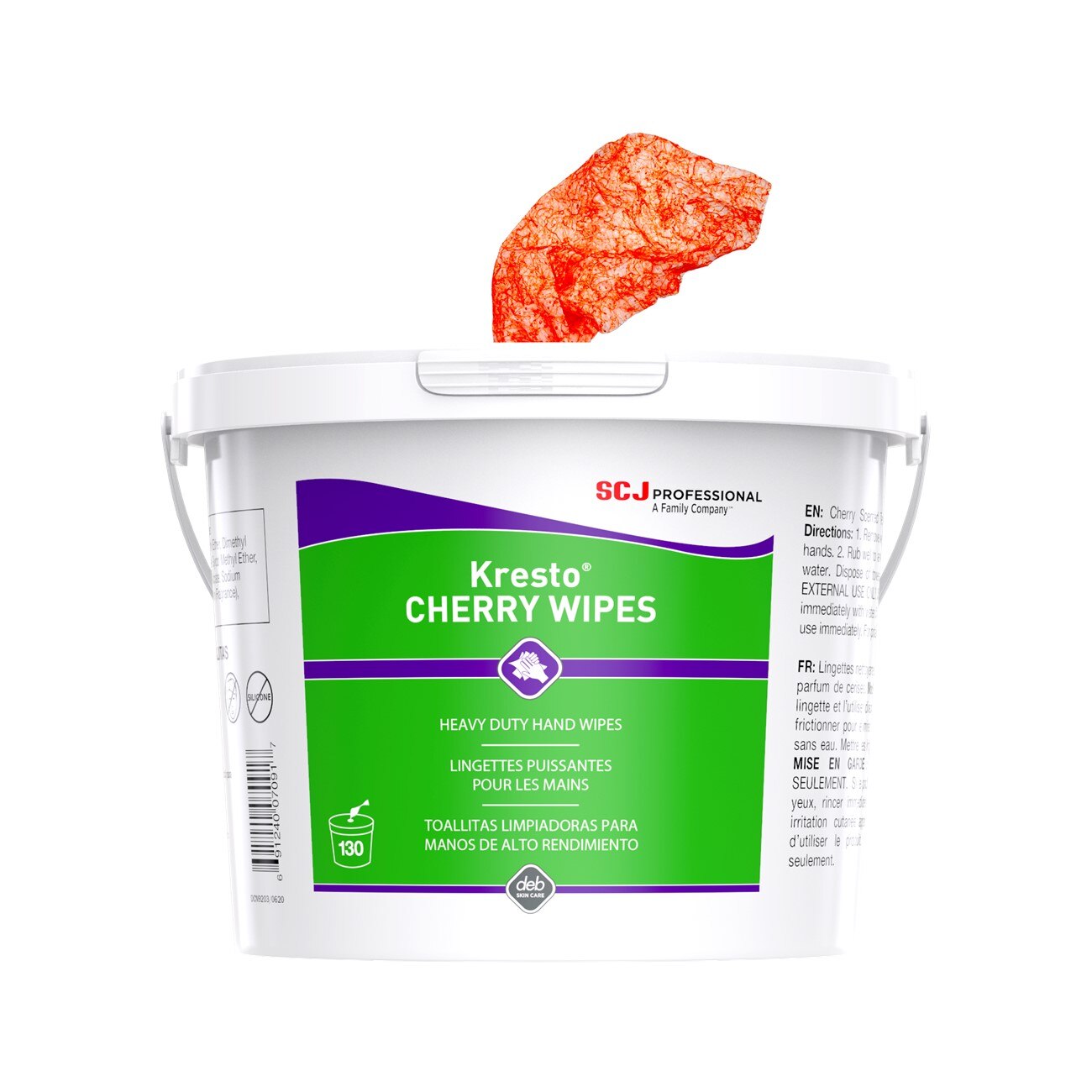 STOKO Stoko KCW130W Kresto Hand Wipes 130 Count Bucket