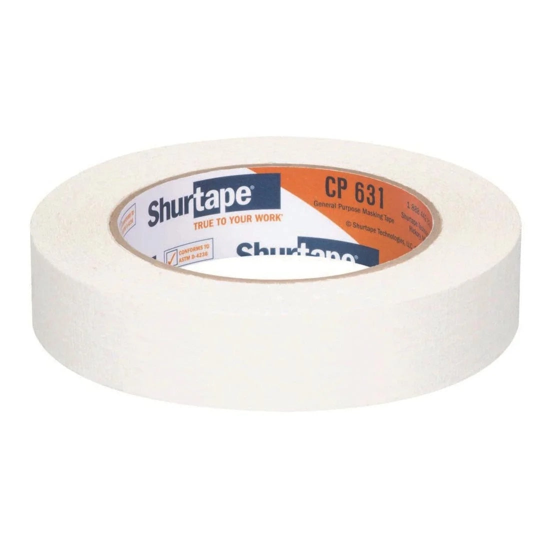 SHURTAPE Shurtape 161618 Masking Tape 2 Inches White