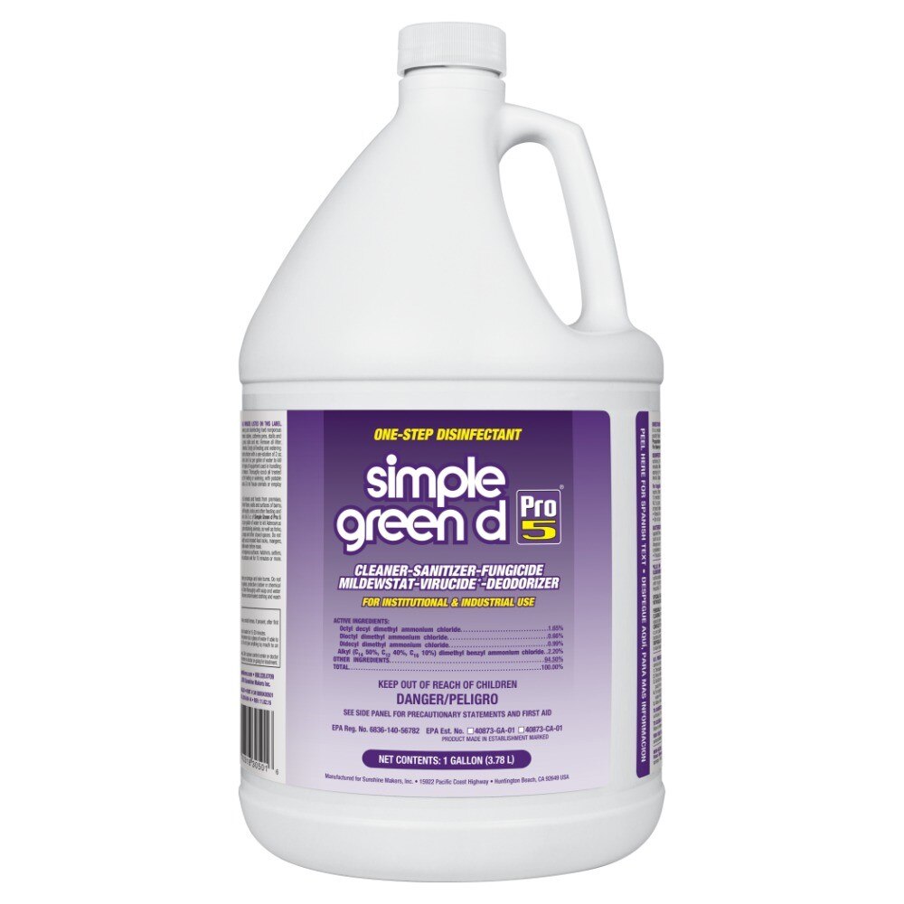SIMPLE GREEN Simple Green 30501 Pro 5 Disinfectant 1 Gallon Bottle