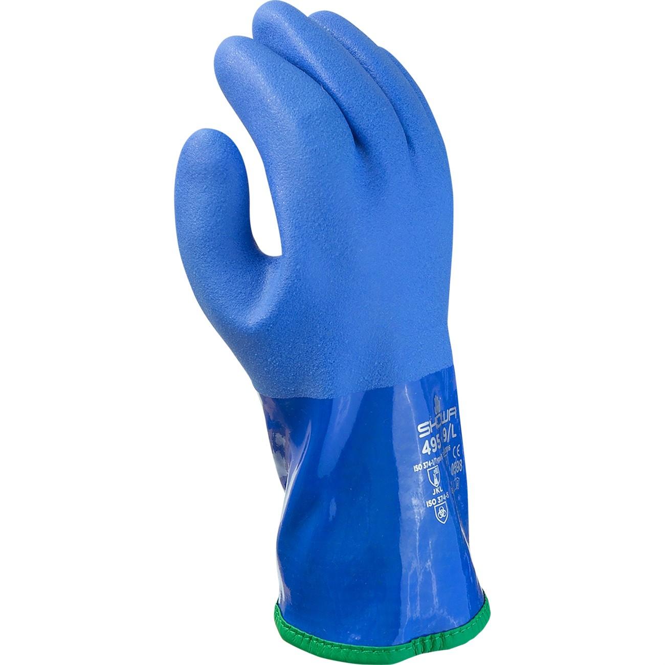 SHOWA Showa 495-XL.EU Chemical Resistance Glove Xl Blue