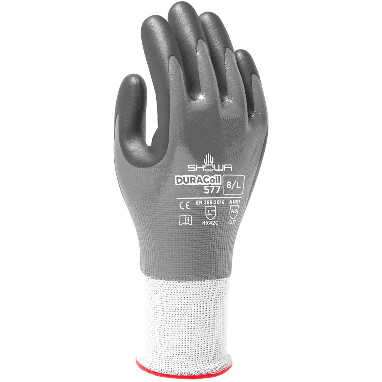 SHOWA Showa 577M-07 Cut Resistant Glove Medium Nitrile A4