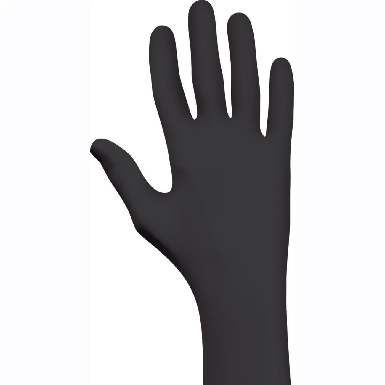 SHOWA Showa 6112PFL Disposable Nitrile Glove Large Black