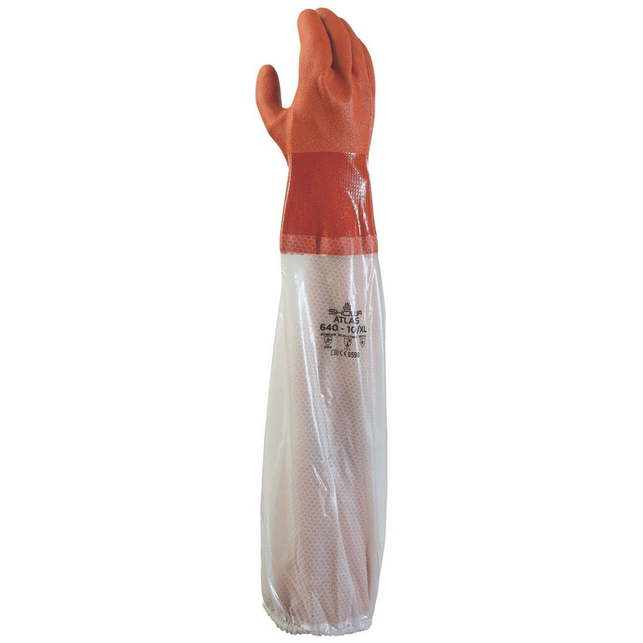 SHOWA Showa 640XL-10 Chemical Resistance Glove Xl 15in