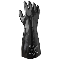 SHOWA Showa 6797-10 Neoprene Chemical Glove Gauntlet Large