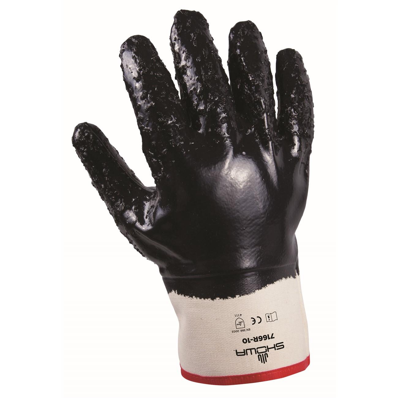 SHOWA Showa 7166R-10 General Purpose Nitrile Glove Large