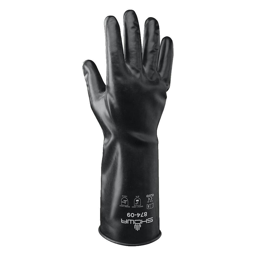 SHOWA Showa 874-07 Chemical Resistance Glove Small 14 Mil