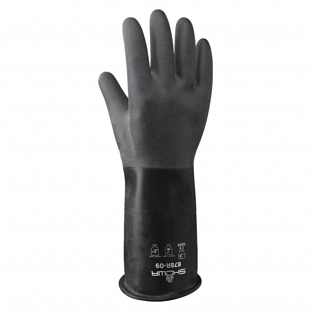 SHOWA Showa 878R-08 Chemical Resistant Glove 25 Mil Medium