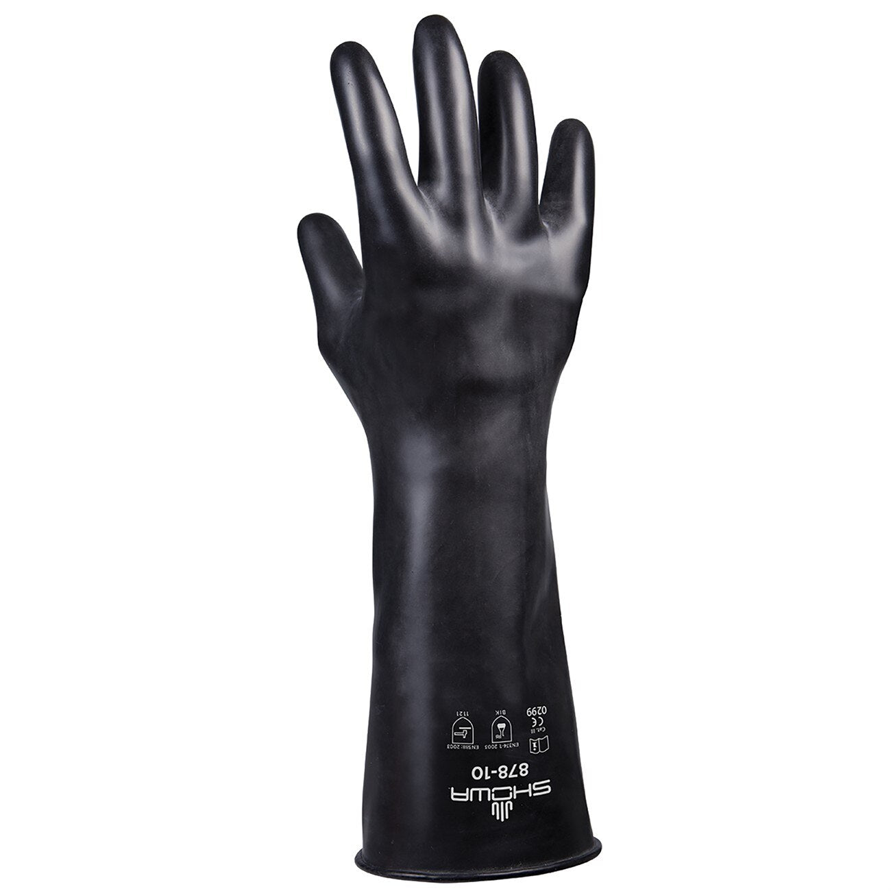 SHOWA Showa 878-08 Chemical Resistance Glove Medium 25 Mil