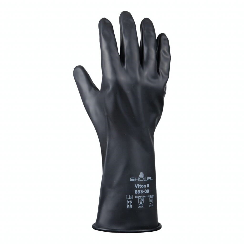 SHOWA Showa 893-07 Chemical Resistance Glove Small 12 Mil