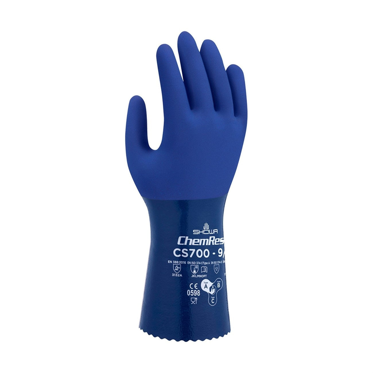 SHOWA Showa CS700XXL-11 Chemical Resistance Glove 2x-large