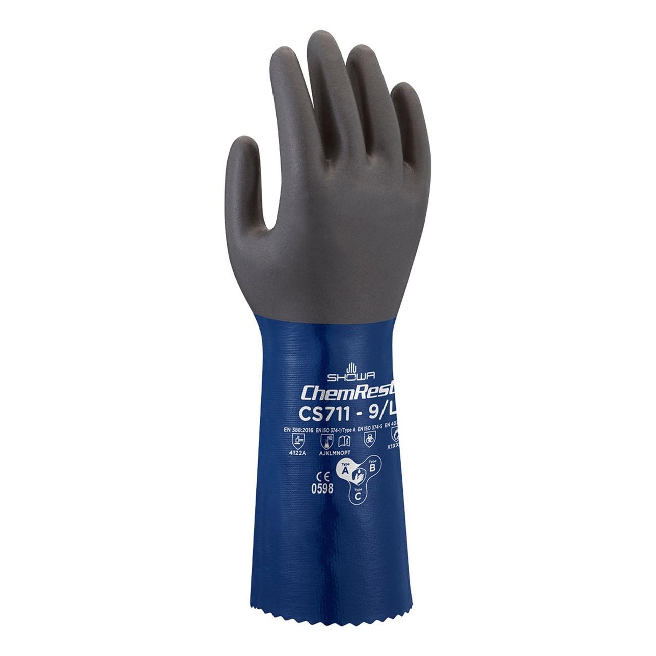SHOWA Showa CS711M-08 Chemical Resistance Glove Medium