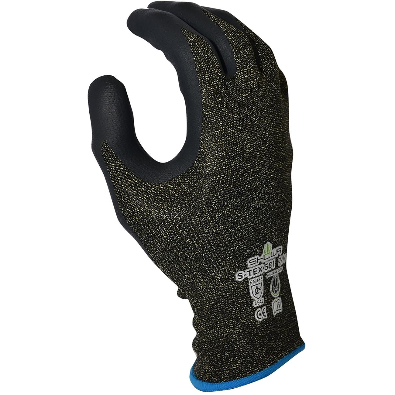 SHOWA Showa S-TEX581S-06 A5 Cut Resistant Nitrile Glove Small