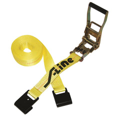 S-LINE S-line 557-40 Ratchet Strap 2in X 40ft 3333 Lb Wll Flat Hooks