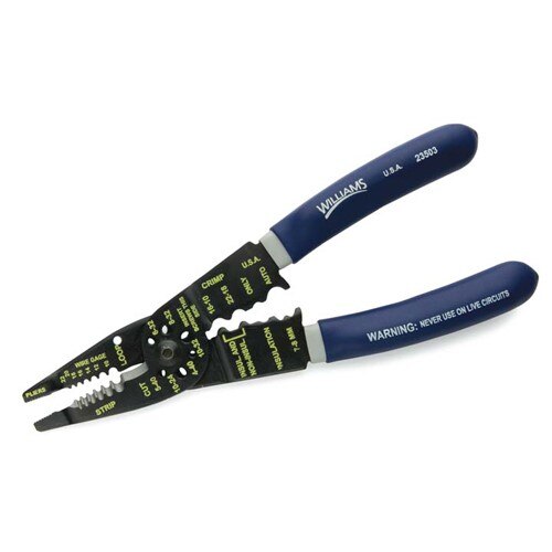 WILLIAMS COMFORT PRODUCTS Williams Comfort Products 23503 Strip Cut Crimp Tool