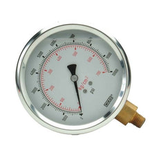 WILLIAMS COMFORT PRODUCTS Williams Comfort Products 8G025W Liquid Pressure Gauge