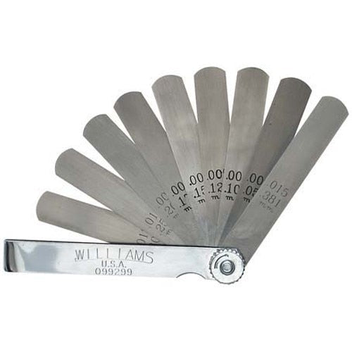 WILLIAMS COMFORT PRODUCTS Williams Comfort Products GS-2 Feeler Gauge Set