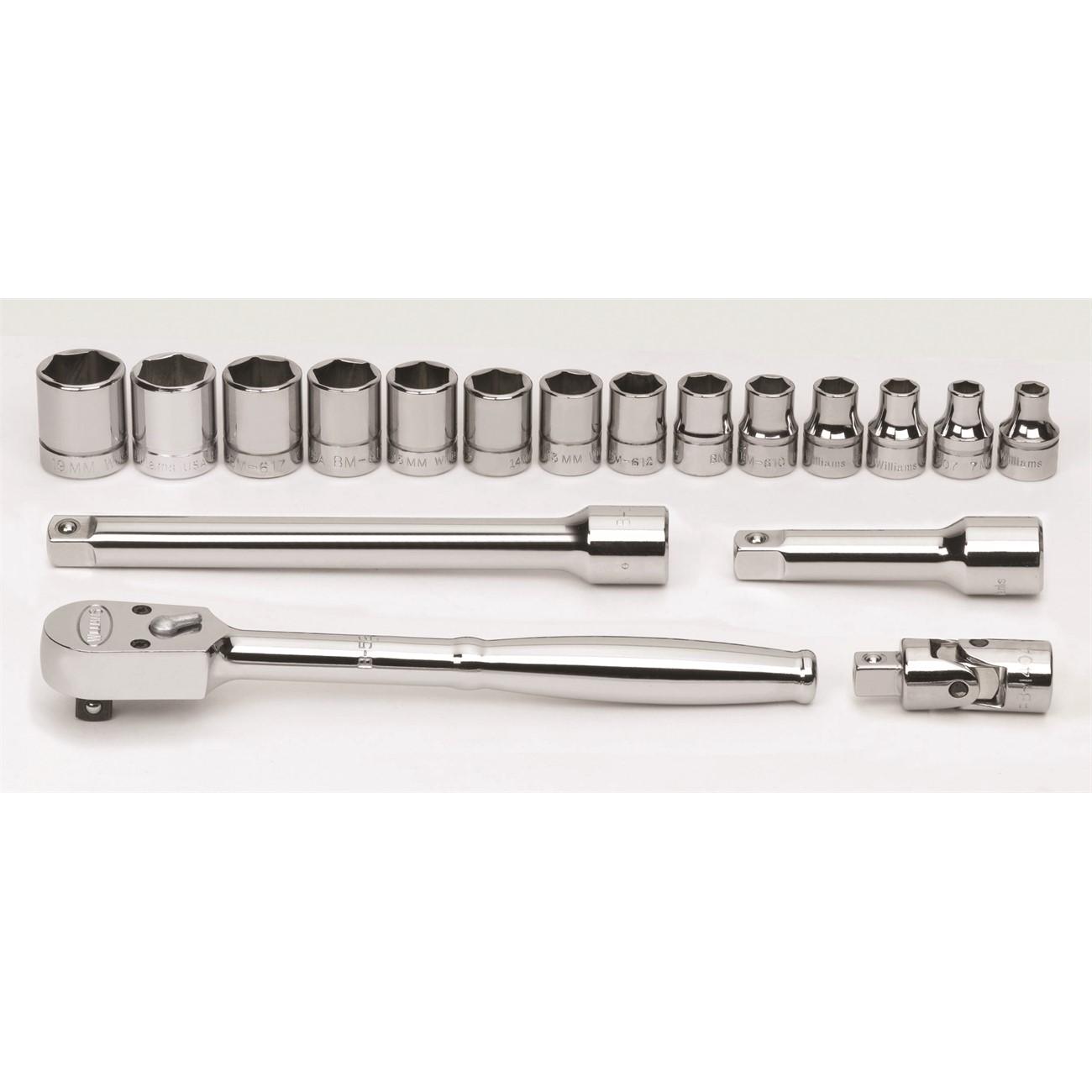 WILLIAMS COMFORT PRODUCTS Williams Comfort Products JHWMSB-18HF Socket Tool Set