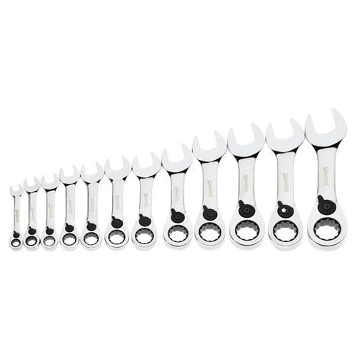 WILLIAMS COMFORT PRODUCTS Williams Comfort Products MWS-12RCS Stubby Ratcheting Wrench Set