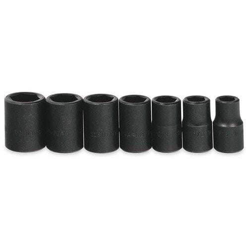 WILLIAMS COMFORT PRODUCTS Williams Comfort Products JHWWS-4-7RC 7pc 1/2 in Impact Socket Set