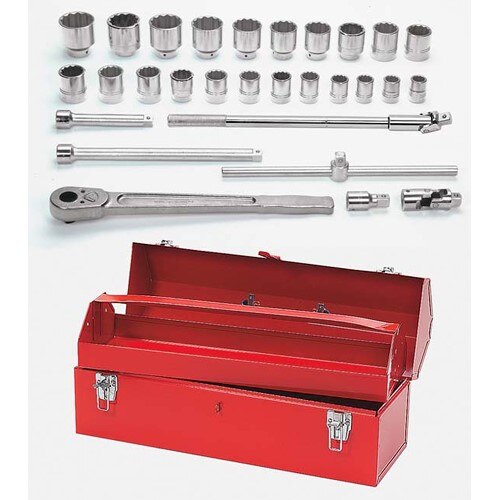 WILLIAMS COMFORT PRODUCTS Williams Comfort Products JHWWSH-29 29pc Socket Set Sae