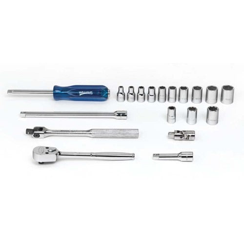 WILLIAMS COMFORT PRODUCTS Williams Comfort Products JHWWSM19HFTB 19pc Sae Socket Set