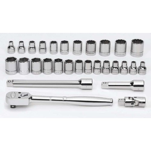 WILLIAMS COMFORT PRODUCTS Williams Comfort Products JHWWSMB-29F 29pc Sae Socket Set