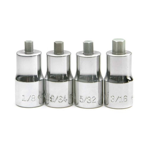 WILLIAMS COMFORT PRODUCTS Williams Comfort Products WSM-4TRC Stubby Hex Bit Socket Set
