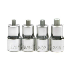 WILLIAMS COMFORT PRODUCTS Williams Comfort Products WSM-4TRC Stubby Hex Bit Socket Set
