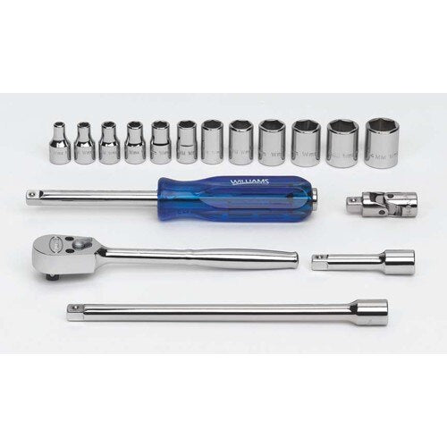 WILLIAMS COMFORT PRODUCTS Williams Comfort Products JHWWSM-15HF 15 Piece Socket Set