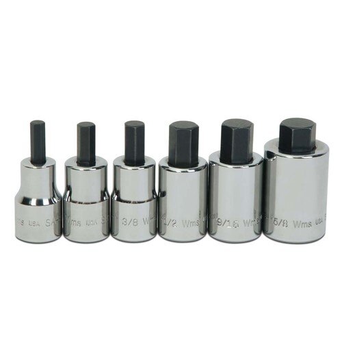 WILLIAMS COMFORT PRODUCTS Williams Comfort Products WSSS-6RC Hex Bit Socket Set
