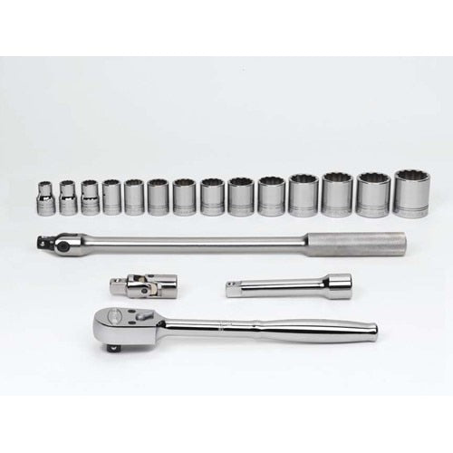WILLIAMS COMFORT PRODUCTS Williams Comfort Products JHWWSS18HFTB 18pc Sae Socket Set