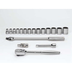 WILLIAMS COMFORT PRODUCTS Williams Comfort Products JHWWSS18HFTB 18pc Sae Socket Set