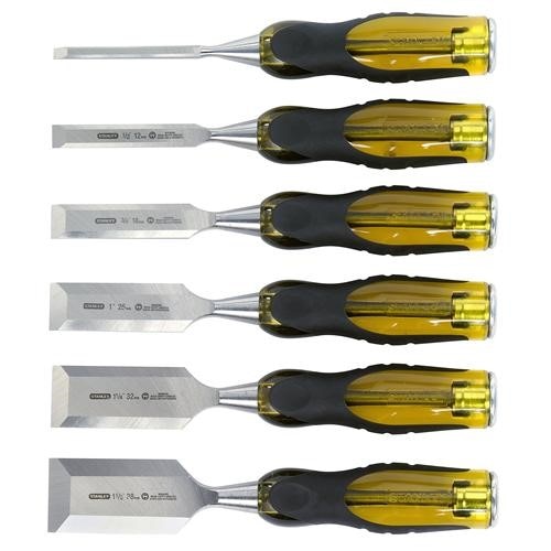 STANLEY Stanley 16-971 Fatmax Short Blade Chisel Set 6 Pc
