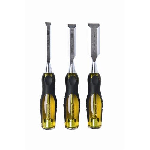 STANLEY Stanley 16-970 Fatmax Short Blade Chisel Set 3 Pc